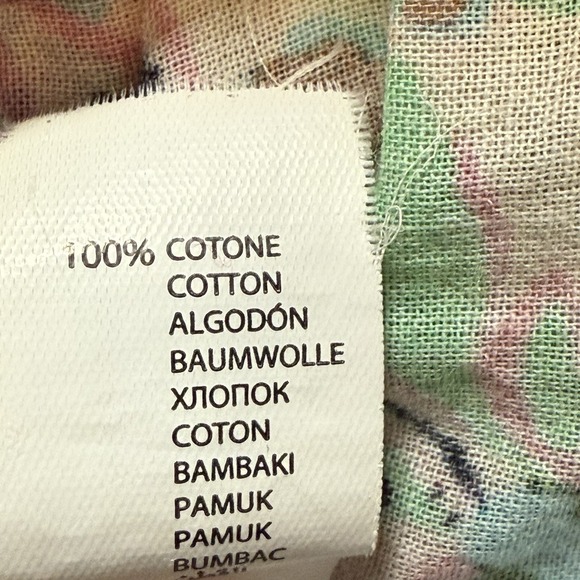 Goldenpoint Blouse Womens Size 8‎ Pink Multicolored Paisley Kimono 3/4 Sleeve - Picture 8 of 11